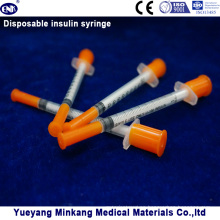 Jeringas de insulina desechables de 1cc Jeringas de insulina de 0.5cc Jeringas de insulina 0.3cc (ENK-YDS-053)